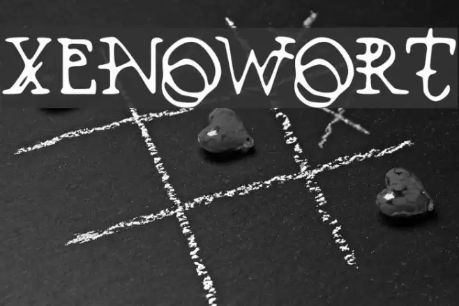 Xenowort フォント examples