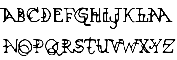 Xenowort Font LOWERCASE