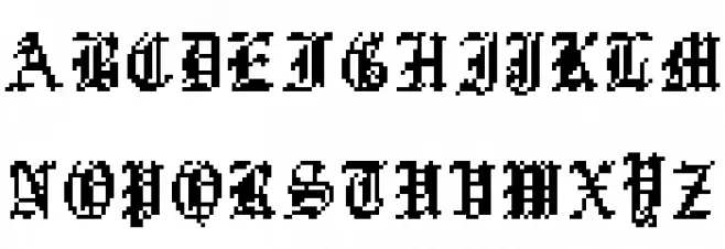 Xentype 字体 大写