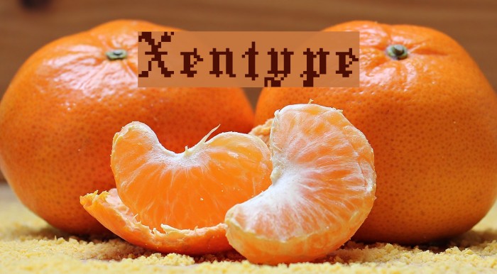 Xentype Font examples