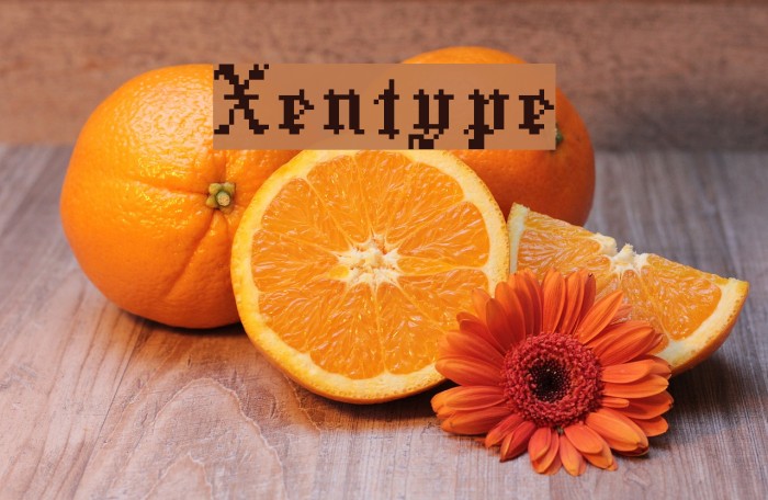 Xentype Font examples
