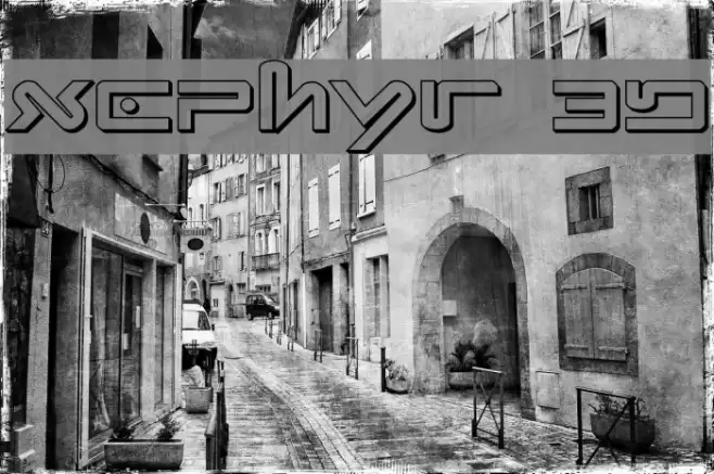 Xephyr 3D Font examples