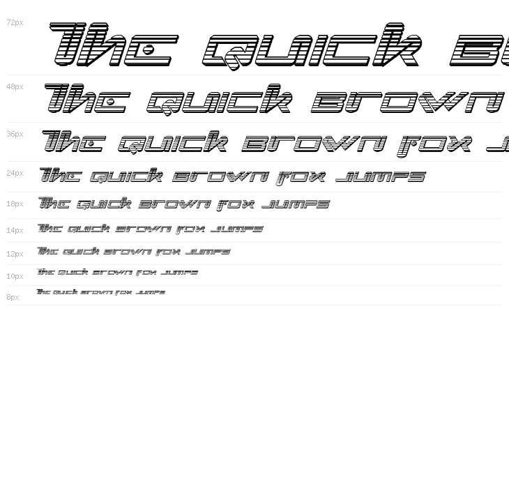 Xephyr Chrome Italic Waterfall