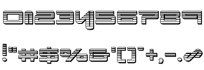 Xephyr Chrome Font OTHER CHARS