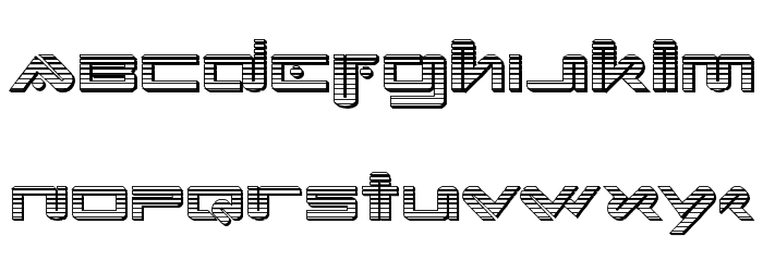 Xephyr Chrome Font LOWERCASE