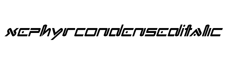 Xephyr Condensed Italic  Frei Schriftart Herunterladen
