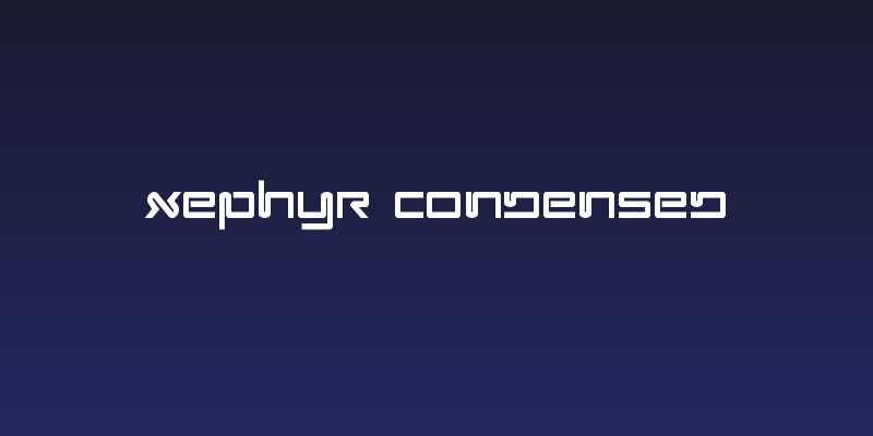 Xephyr Condensed Social Header