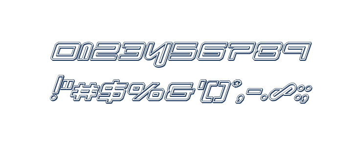 Xephyr Engraved Italic Other Characters