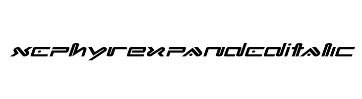 Xephyr Expanded Italic  baixar fontes gratis