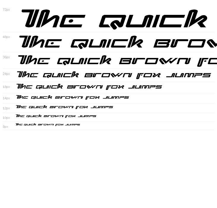 Xephyr Expanded Italic Waterfall