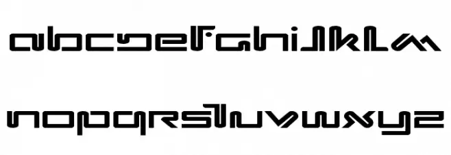 Xephyr Expanded Font Litere mari
