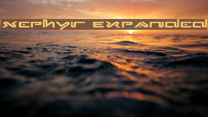 Xephyr Expanded Font examples