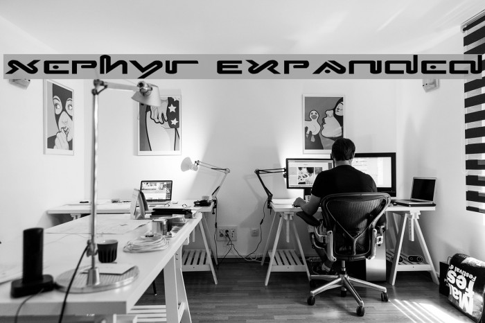 Xephyr Expanded Font examples