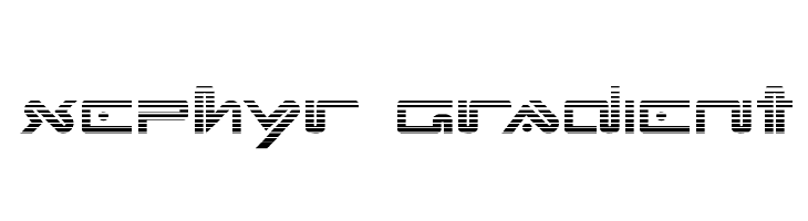 Xephyr Gradient  Frei Schriftart Herunterladen