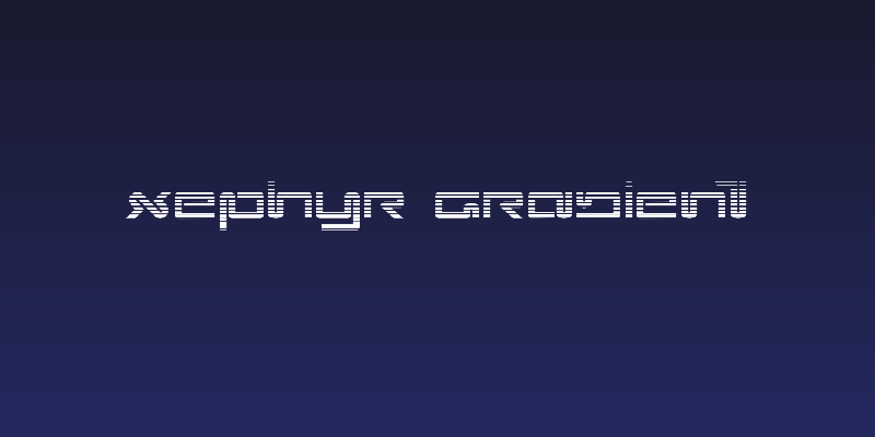 Xephyr Gradient Social Header