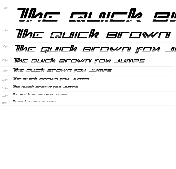 Xephyr Halftone Italic Waterfall