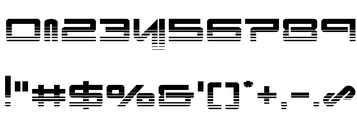 Xephyr Halftone Font OTHER CHARS