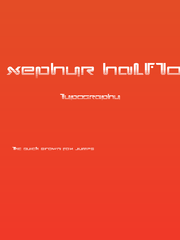 Xephyr Halftone Poster