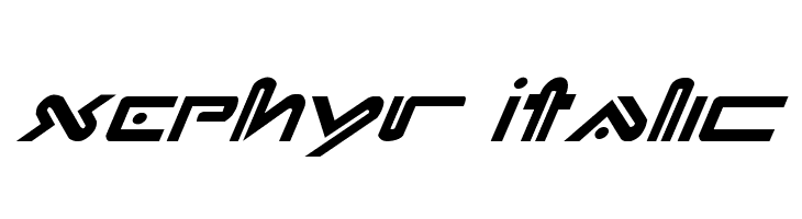 Xephyr Italic  Free Fonts Download
