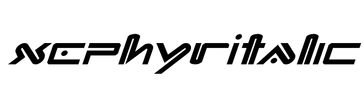 Xephyr Italic  Frei Schriftart Herunterladen
