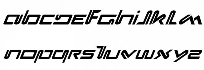 Xephyr Italic Schriftart Groß