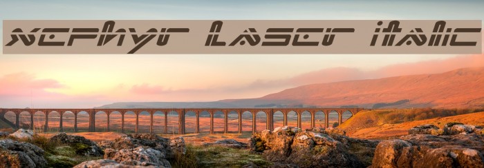 Xephyr Laser Italic Example 2