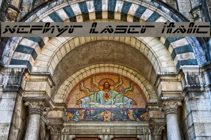 Xephyr Laser Italic Example 3