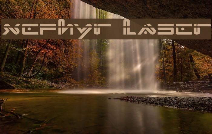 Xephyr Laser Font examples