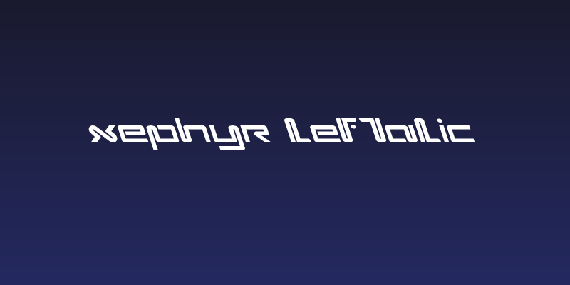 Xephyr Leftalic Social Header