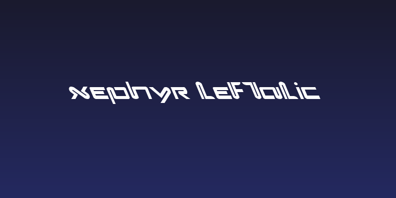 Xephyr Leftalic Social Header