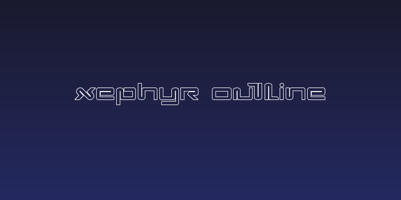 Xephyr Outline Social Header