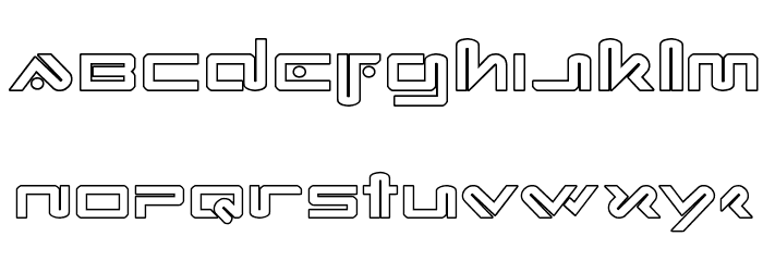 Шрифт outline