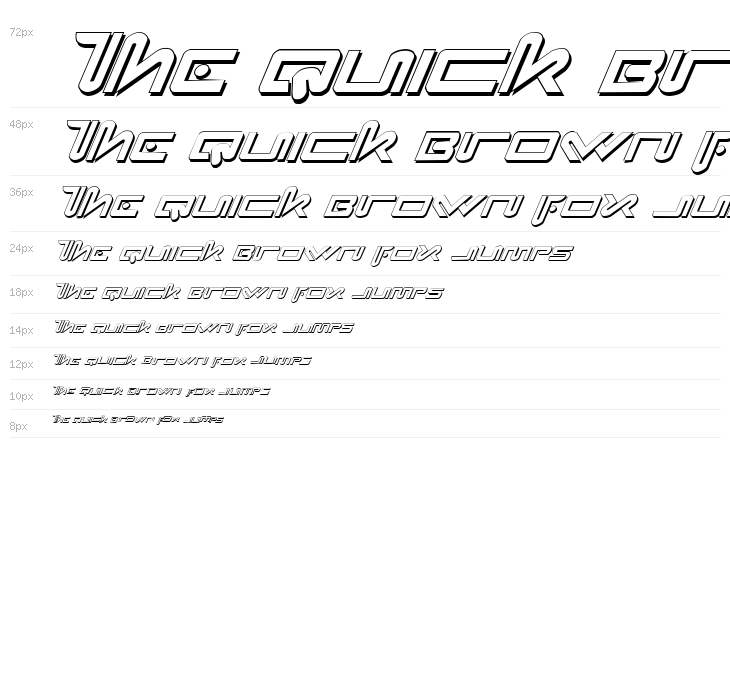 Xephyr Shadow Italic Waterfall