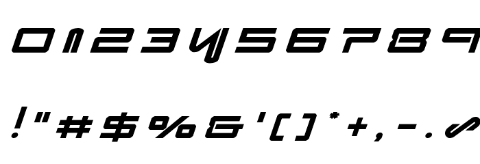Xephyr Title Italic Font OTHER CHARS