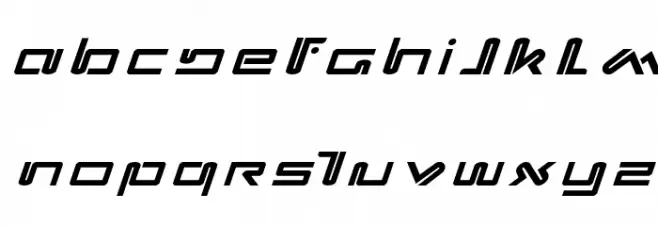 Xephyr Title Italic Font Litere mari