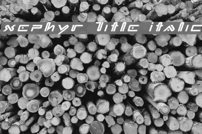 Xephyr Title Italic Example 1