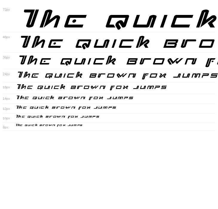 Xephyr Title Italic Waterfall