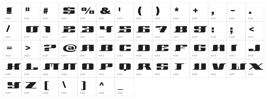 Xeranthemum Character Map