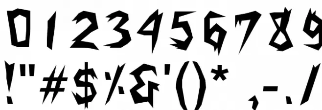 Xerker Font OTHER CHARS