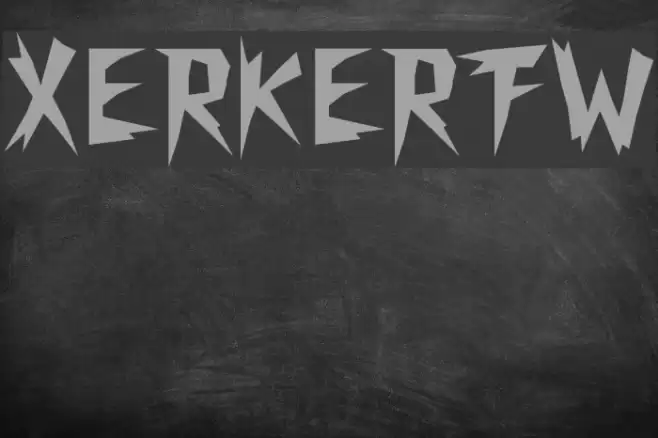 XerkerFW Font examples