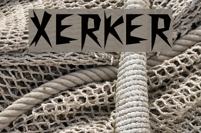 Xerker Font examples