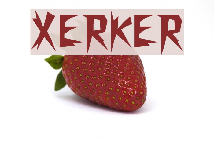 Xerker Font examples