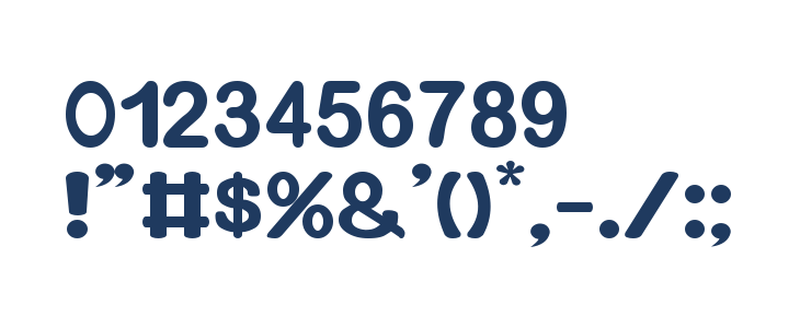 Xero Bold Other Characters