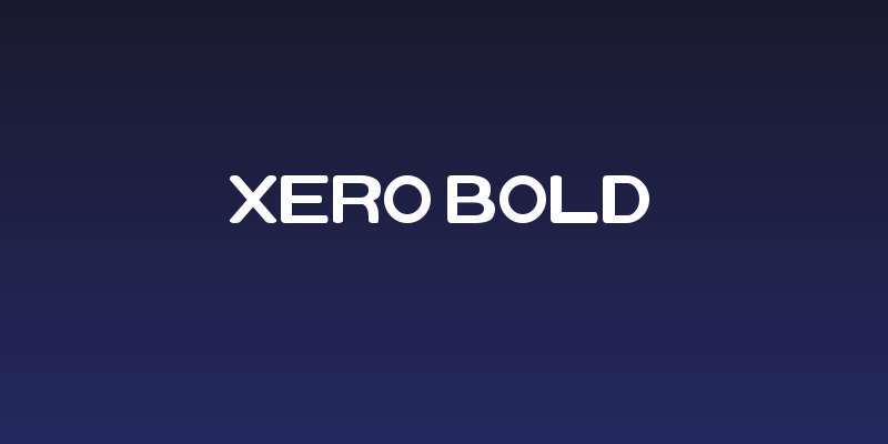 Xero Bold Social Header