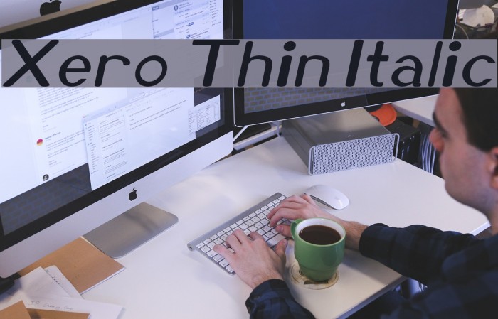 Xero Thin Italic Example 2