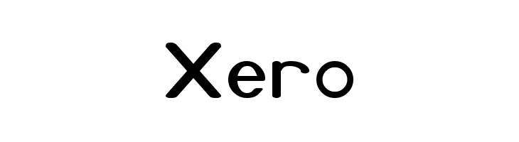 Xero  Frei Schriftart Herunterladen