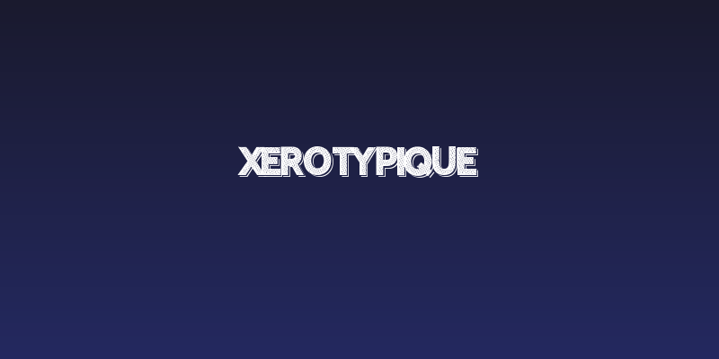 XeroTypique Social Header