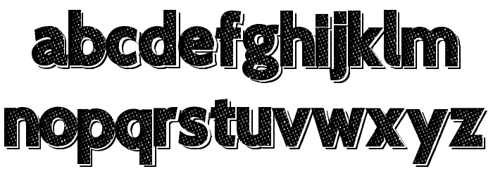 XeroTypique Font LOWERCASE