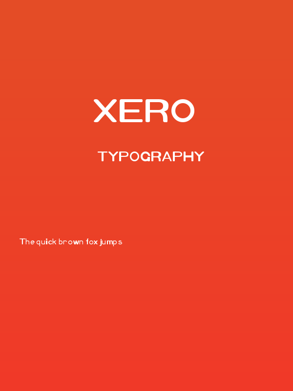 Xero Poster