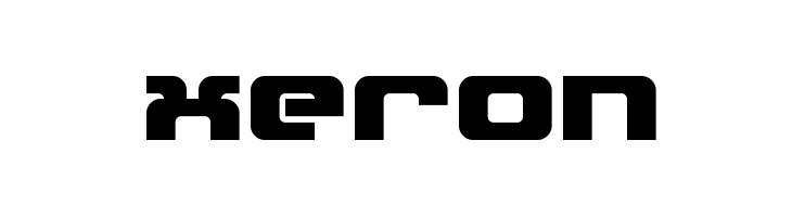 Xeron  Frei Schriftart Herunterladen